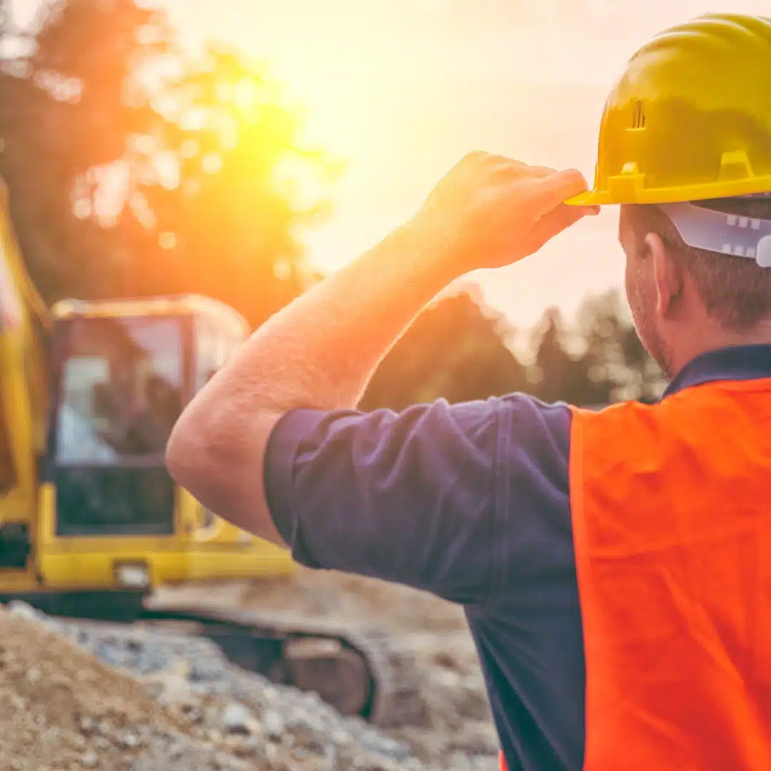 construction worker in the field
